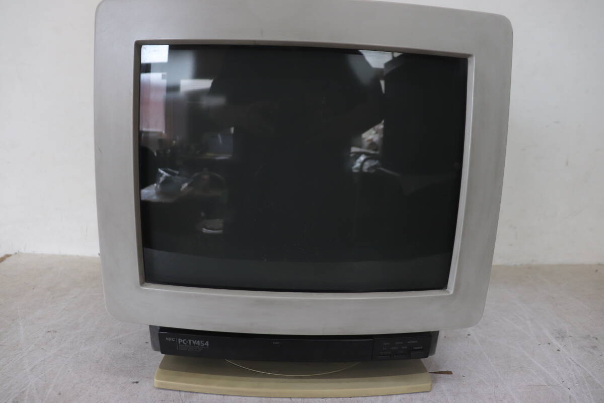 NA0059an16 NEC auto color C1-258 昔のブラウン管テレビ ジャンク