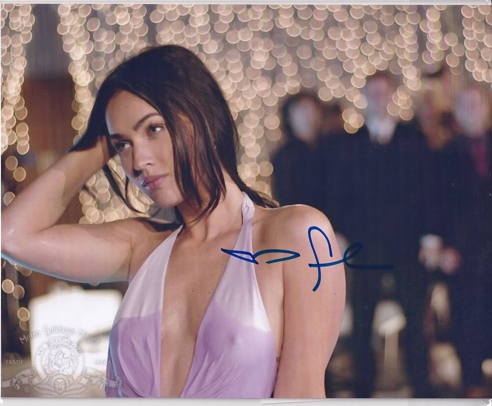 H 2L判 ミーガン・フォックス Megan Fox 直筆サイン写真 証明書COA 2の