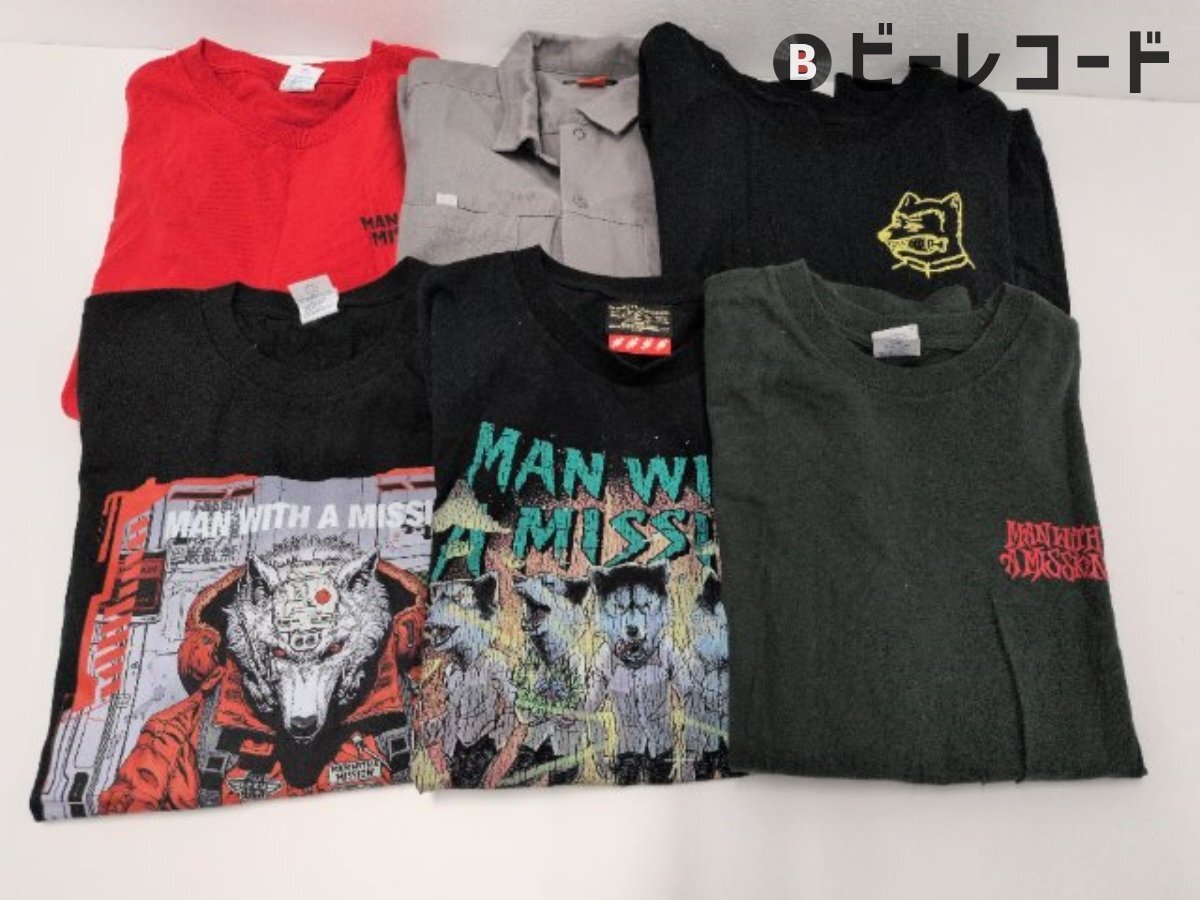 新品】MONOEYES × MAN WITH A MISSION Wネーム コラボ Tシャツ Lサイズ