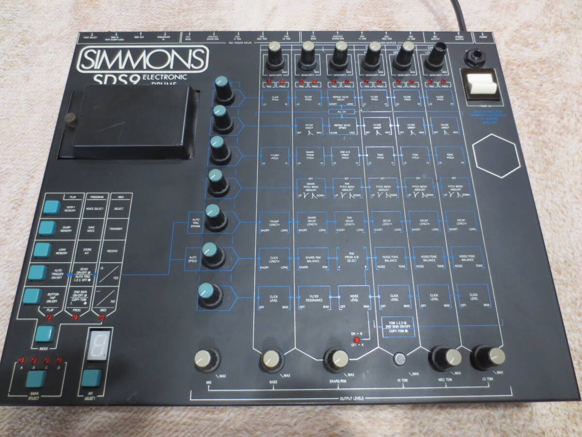中古】SIMMONS SDS2000 シモンズ エレドラ音源 英国製 電子ドラム