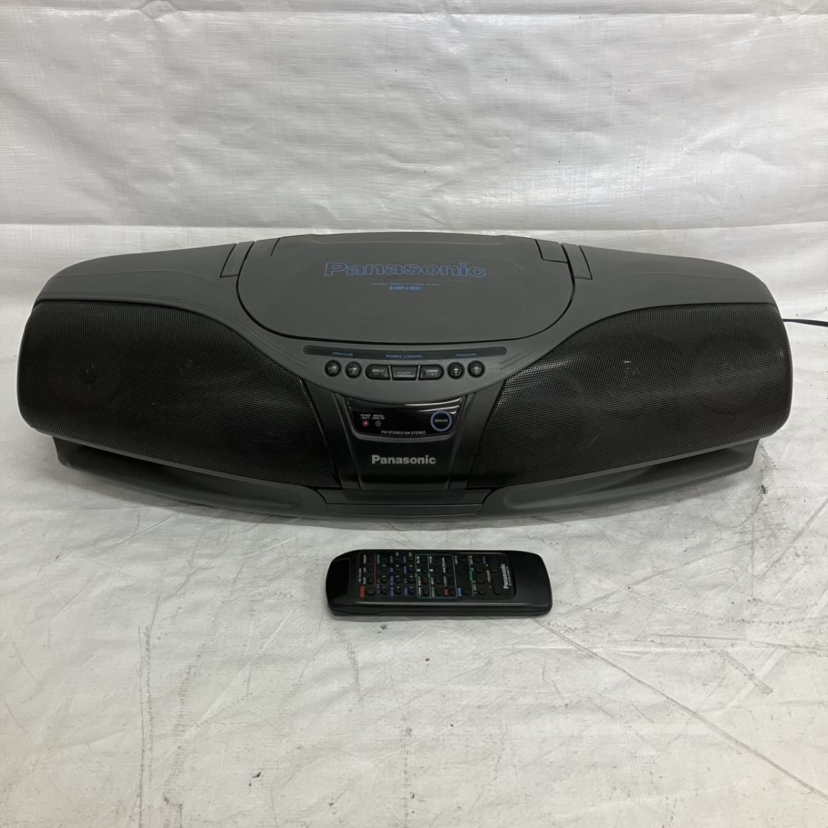 希少○Panasonic/パナソニック RX-DT901 WカセットCDラジカセ バブル