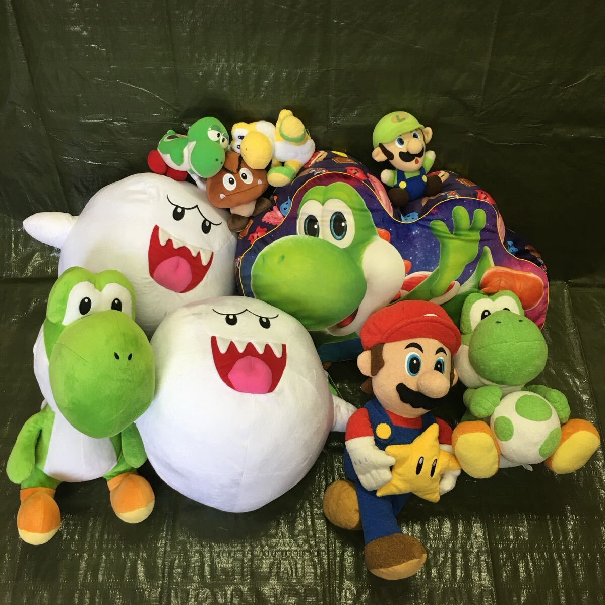 新品】スーパーマリオ もちもちクッション フラワー スター 2個セット