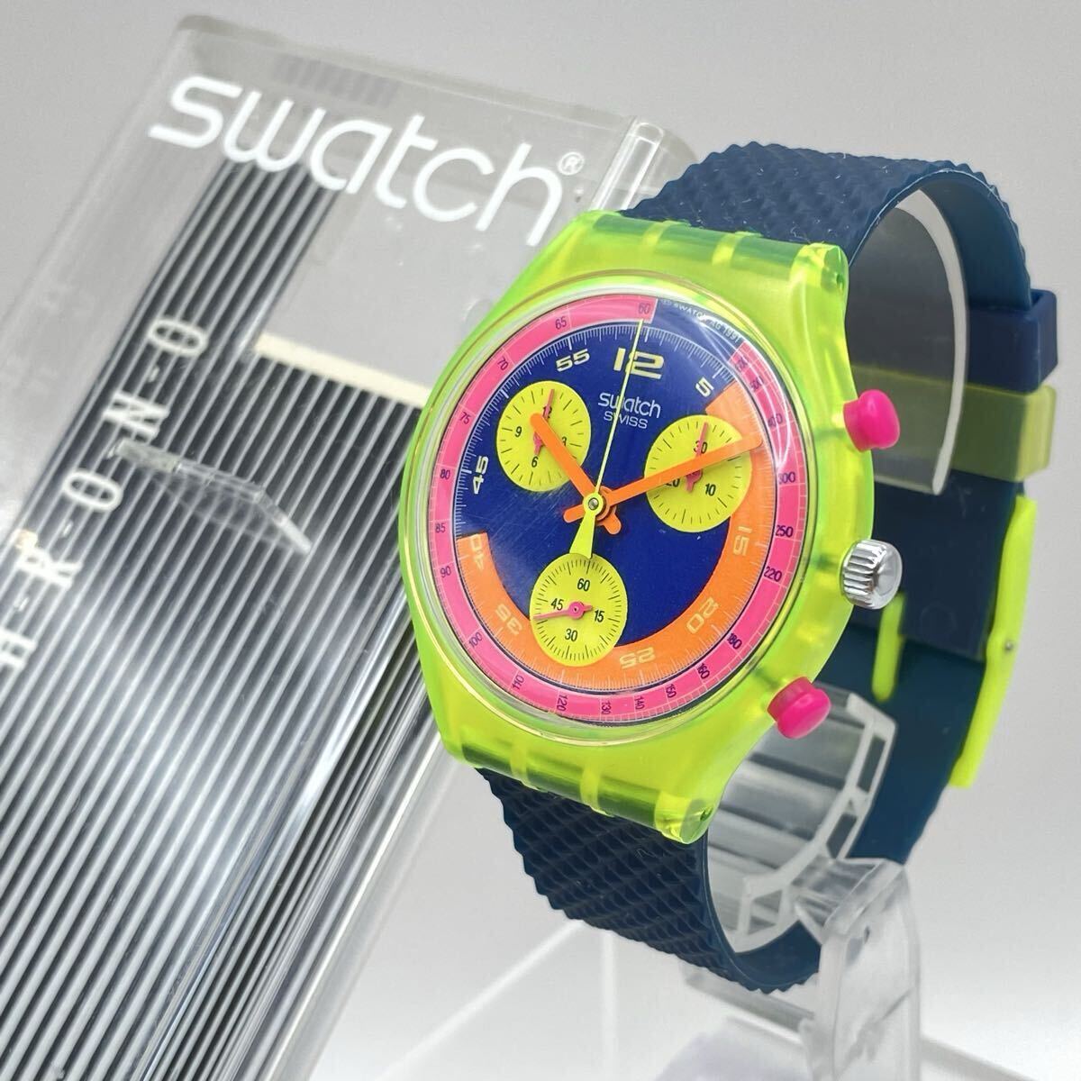 新品】未使用 電池交換済稼働中 美品 スウォッチ Swatch 1992年モデル 