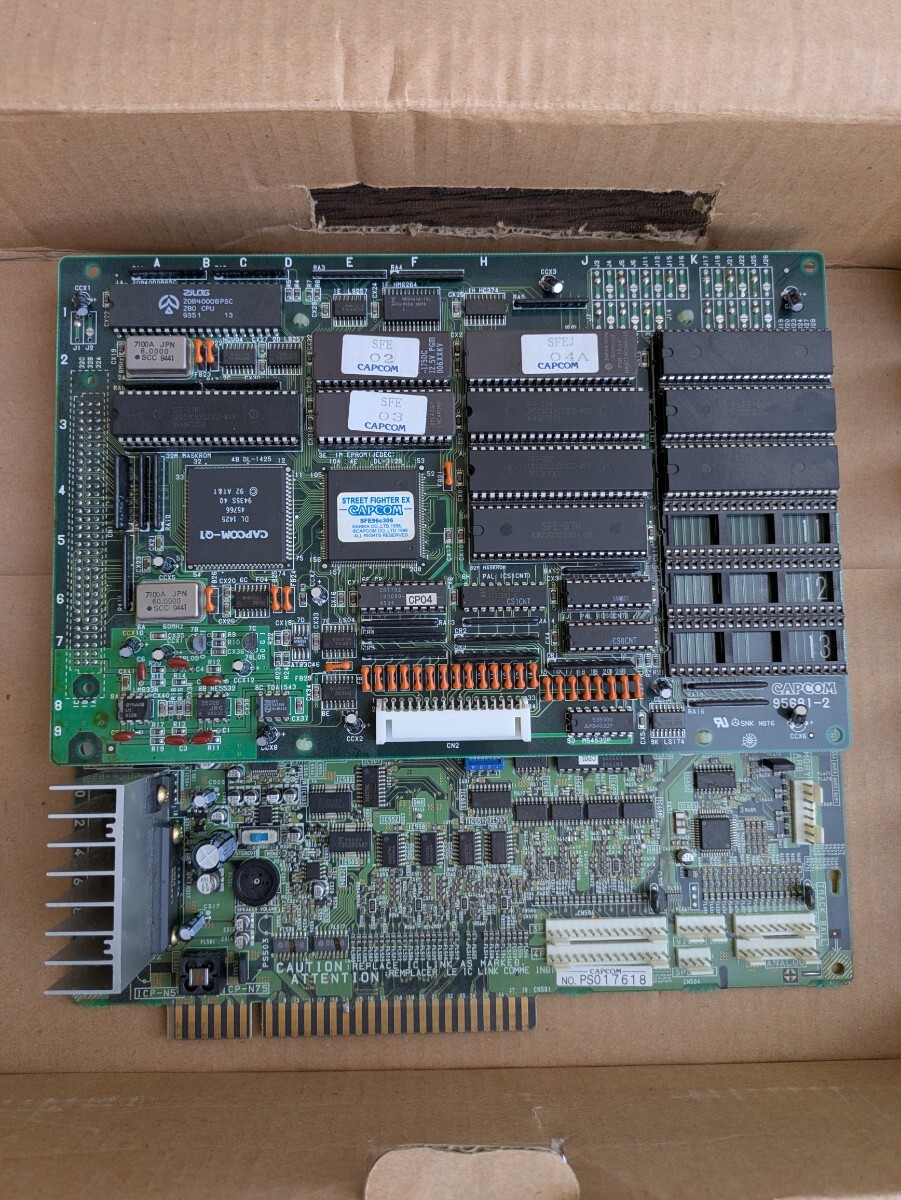 中古 筐体左右インスト 横長シート☆未使用ポップ☆アーケードゲーム