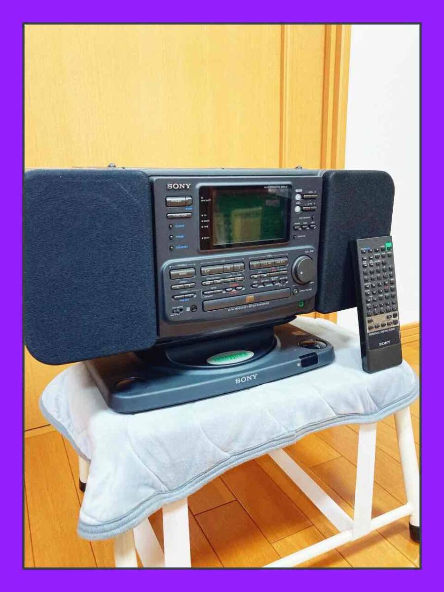 中古】【美品】sony/ソニー☆ソナホーク ZS-7 CDラジカセ☆リモコン
