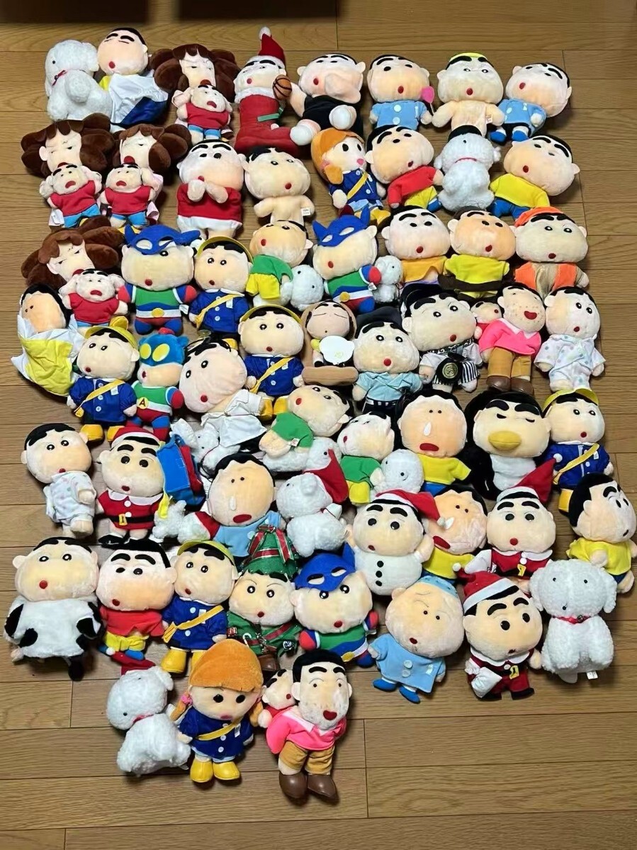 希少 当時物 クレヨンしんちゃん ぬいぐるみ まとめて グッズ レトロの
