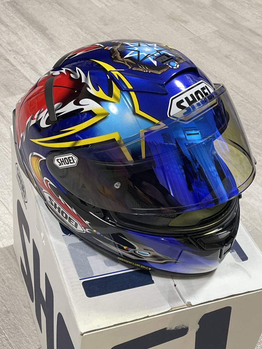 中古】【希少】SHOEI X-8V 阿部典史 レプリカ ヘルメット ノリック