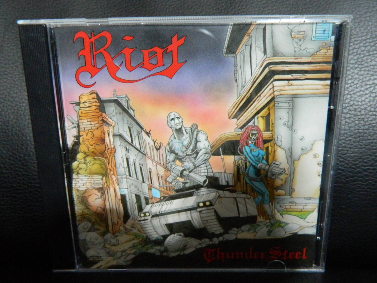 中古】【80's MetalバンドTシャツ】RIOT「Thundersteel ′88」Lサイズ