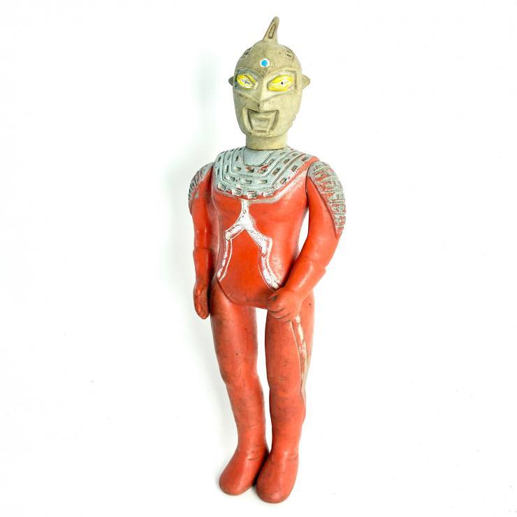 中古】〓42)マルサン ウルトラホーク1号 ソフトビニールフィギュア