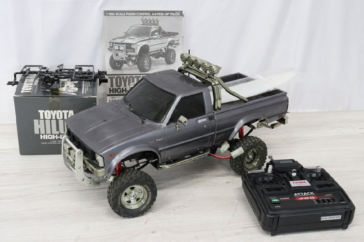 タミヤ ハイラックスハイリフト HILUX HIGH-LIFT MFC-02 フルオペの