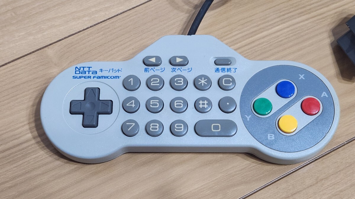 スーパーファミコン◇ NTTデータ通信株式会社 NTT DATA キーパッド JRA