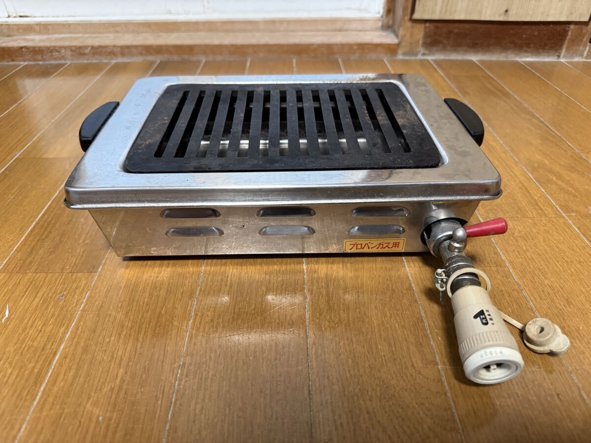 中古】【7台あり!】業務用焼肉テーブル LPガス用 座敷用無煙ロースター