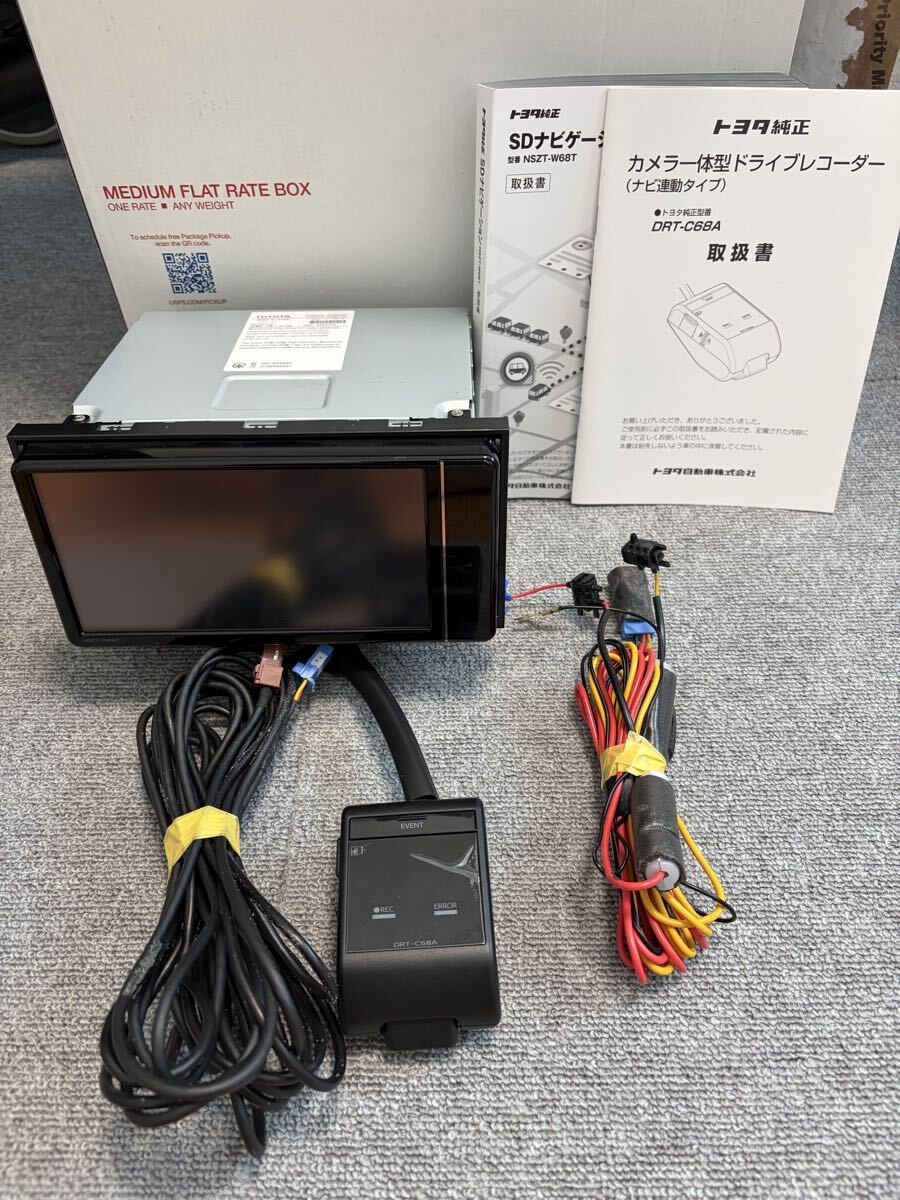 トヨタ純正ドライブレコーダーDRD-C68 展示商品ほぼ新品の落札情報詳細