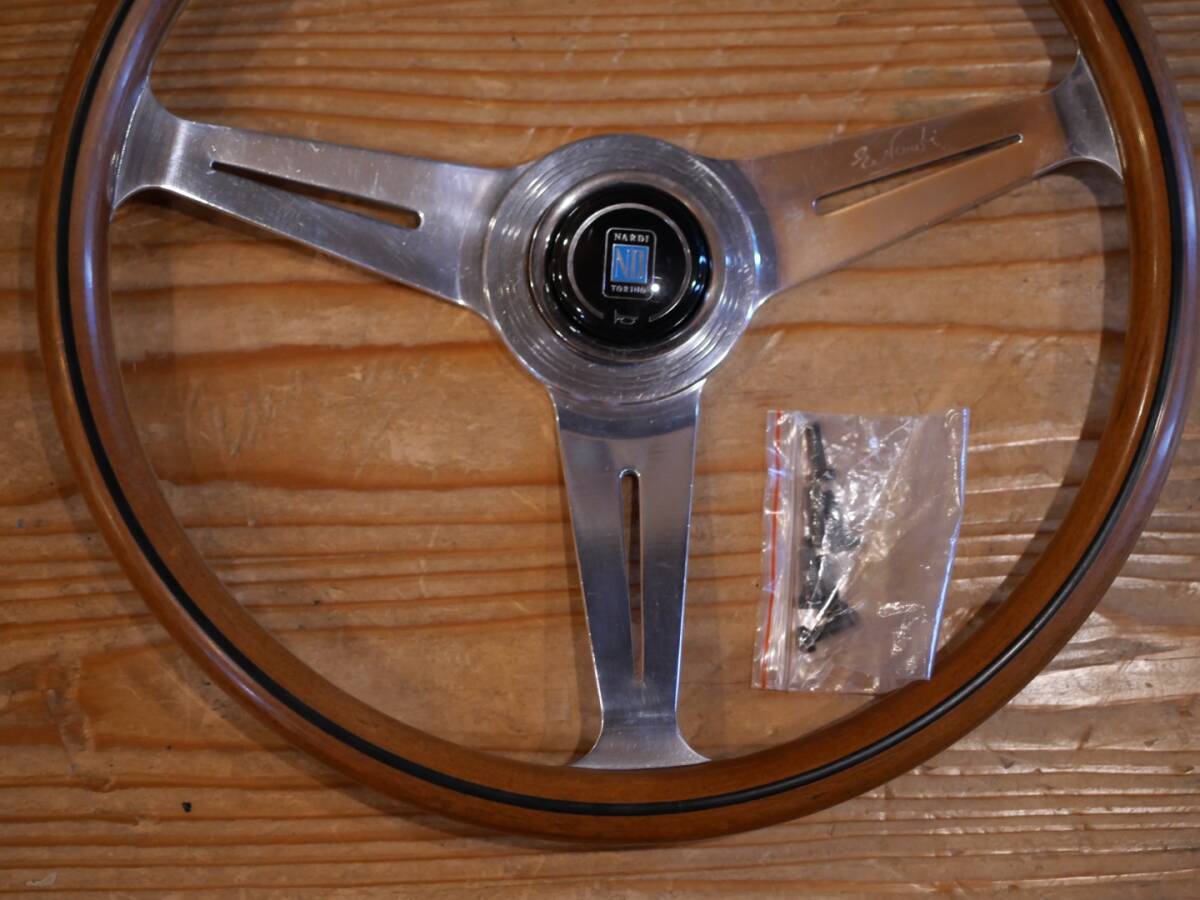 ☆当時物☆ NARDI ナルディ classic クラシック 36Φ ウッド