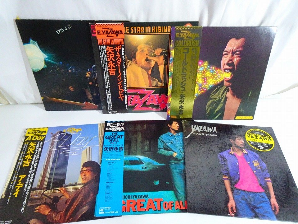 中古】当時物☆矢沢永吉 GOLD RUSH 特典ポスター ゴールドラッシュ