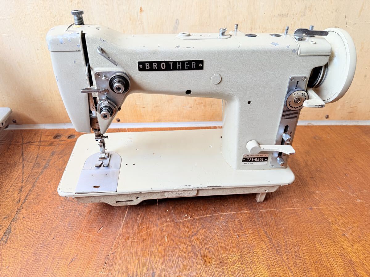 美品】昭和 ビンテージ BROTHER DELUXE ブラザー足踏み ミシン 木製