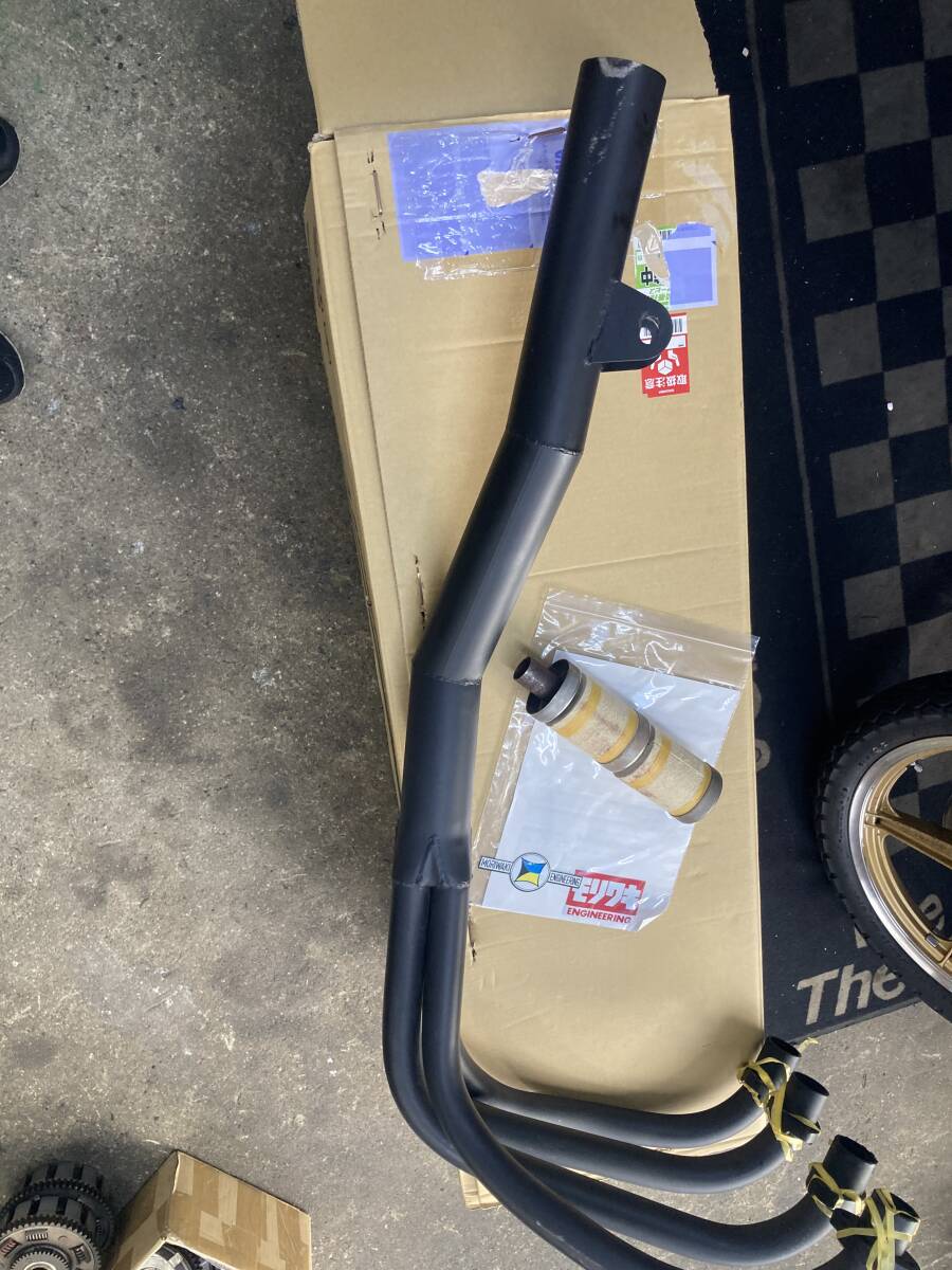 中古】当時物☆CB750F用 手曲げモリワキショート管 RC04 CB900F CB1100