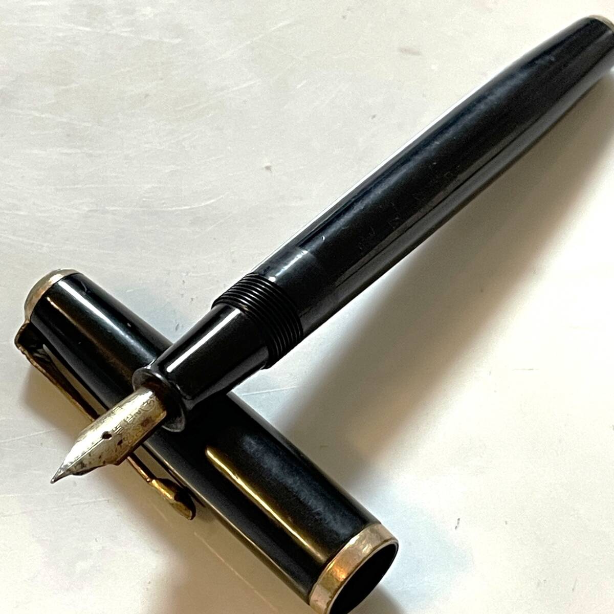 戦前古い万年筆◇14K PARLEY◇パイロット万年筆◇セルロイド