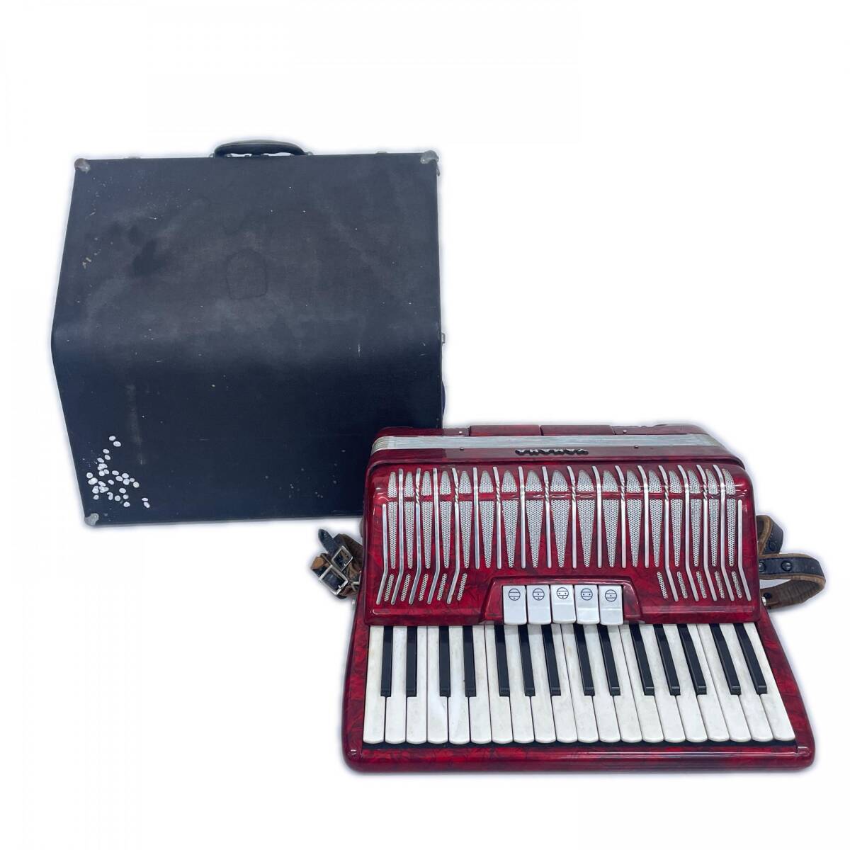 【中古良品】YAMAHA アコーディオン 32鍵盤 S-32B S•32B ☆YAMAHAヤマハ☆S-32B ソプラノ アコーディオン 本体 32鍵盤 合奏用