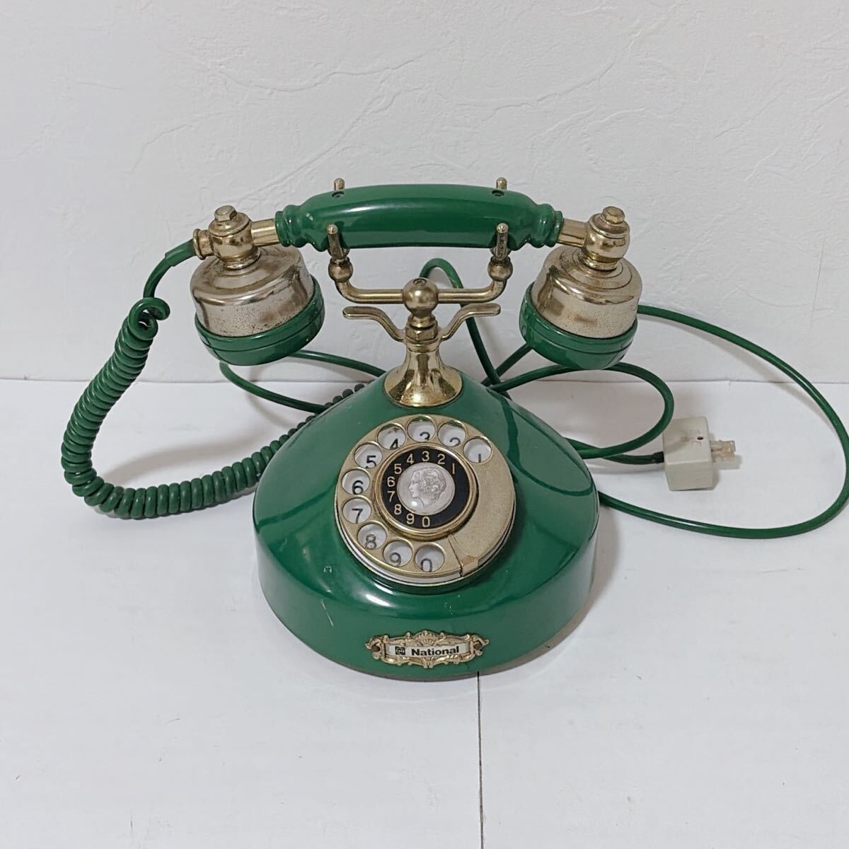 美品 アンティーク ダイヤル式電話器 ◎シモール NA500-A2-M◎ 昭和