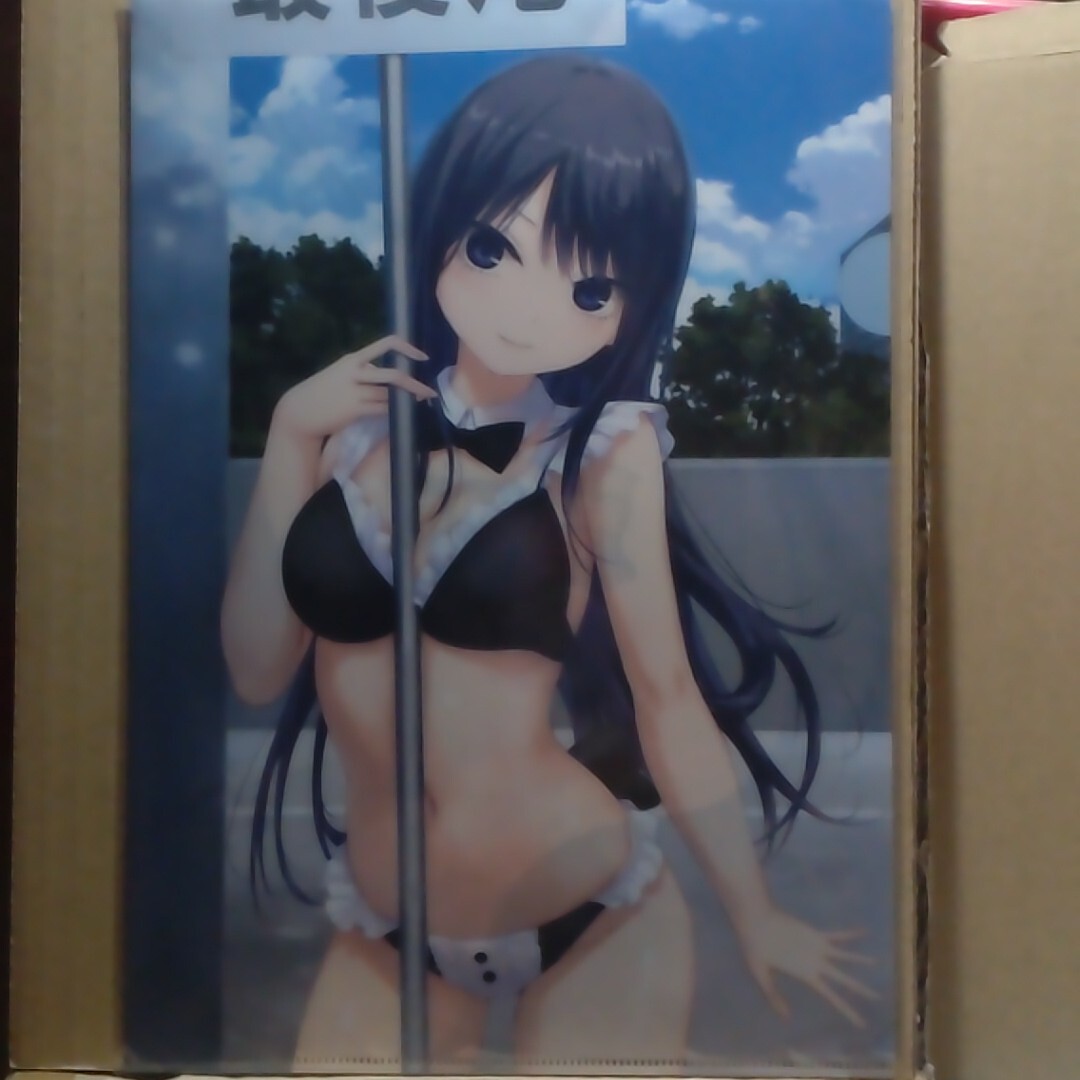 新品】珈琲貴族_A4クリアファイル_青山澄香_紺色ブルマver.の落札情報