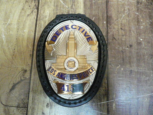 LAPD ロス市警 ロサンゼルス市警 ポリスオフィサー 実物ポリスバッジ