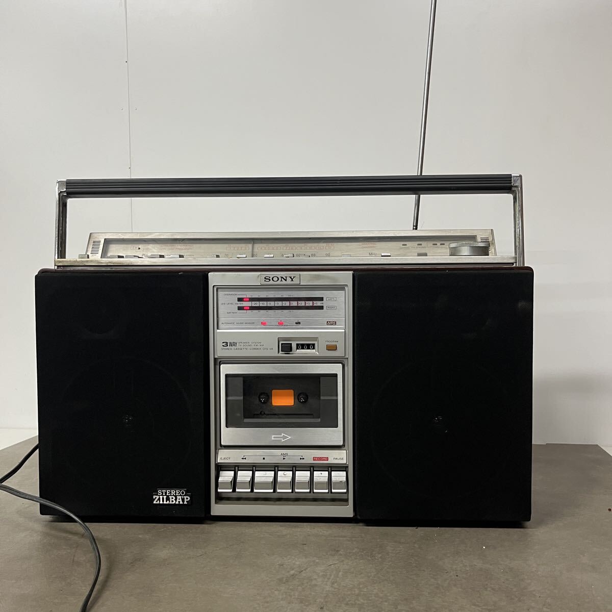 中古】SONY ソニー テレビラジオカセット Mr.JACKALL FX-402 テレビ