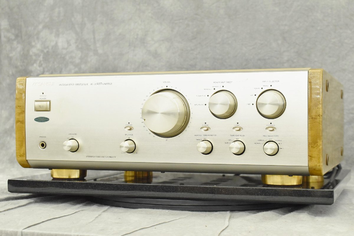 ☆SansuiサンスイAU-D607F名機80年代プリメインアンプ75W+75W(8Ω)音