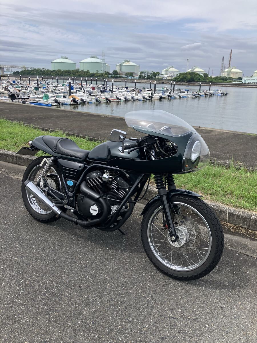 ジャンク品 チャックボックス ロケットカウル アウトサイダー SR400