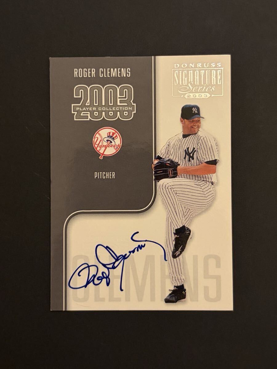 新品】ロジャー・クレメンス 直筆サインフォト/写真 MLB ヤンキース