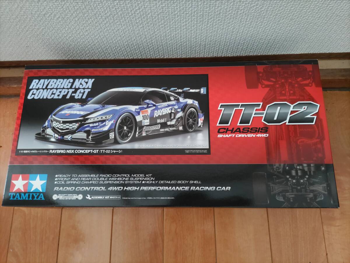 新品】タミヤ 1/10 レイブリック ホンダ NSX CONCEPT-GT XBボディのみ