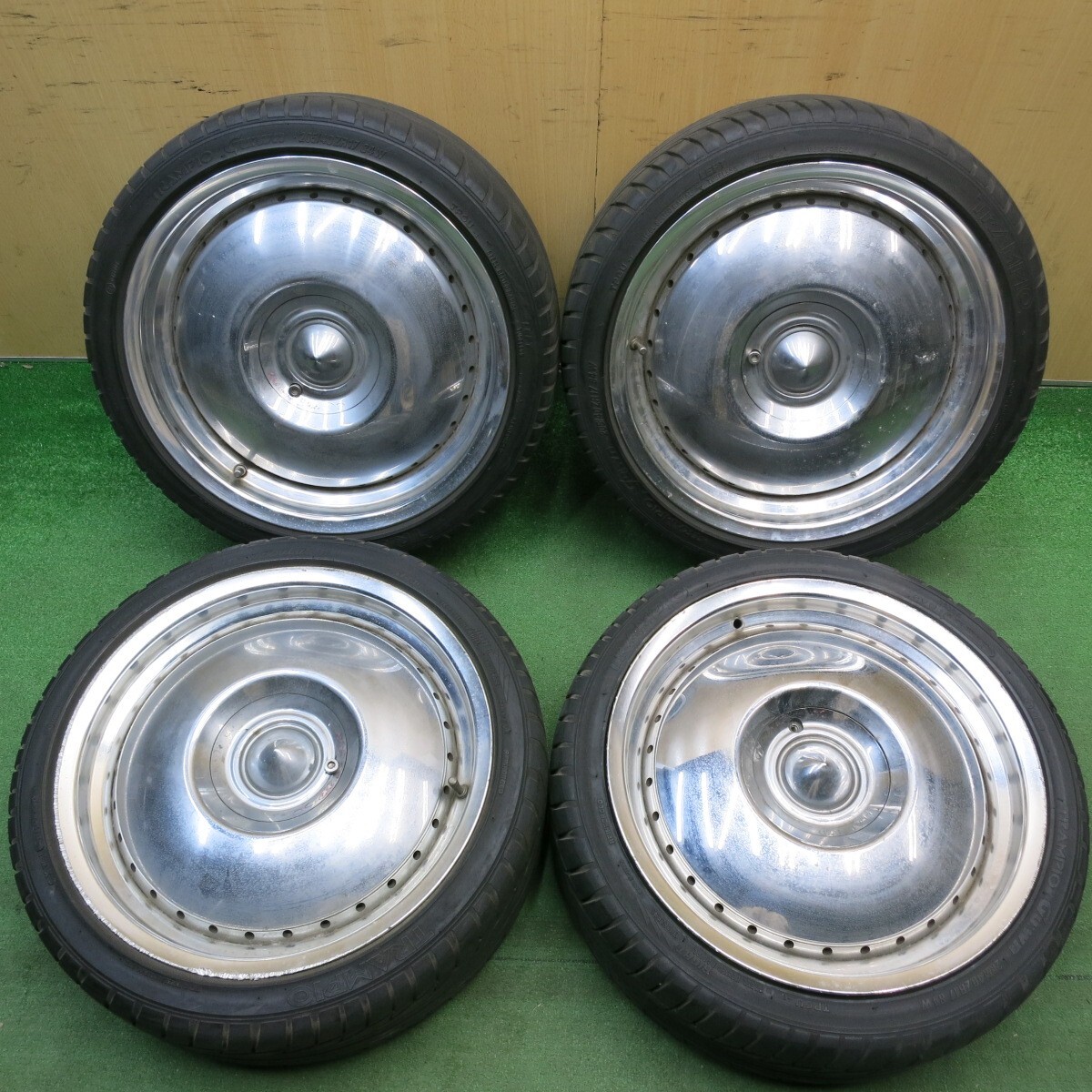 WORK LEADSLED レッドスレッド 15インチ 6.5JJ 4H 5H PCD100 +35 4本の