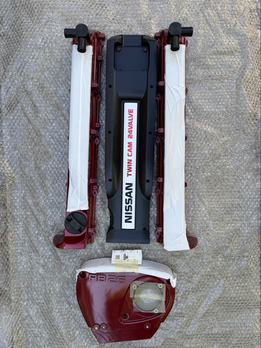 スカイライン GT-R BNR34 赤ヘッド プラグカバー RB26 エンジン