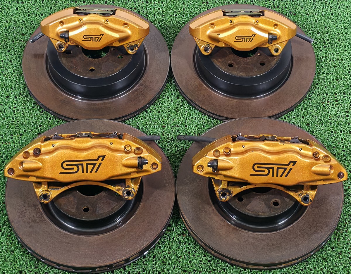 インプレッサ STI GDB ブレンボ ブレーキキャリパー フロント左右セット 完成案内スバルレガシィーBPにインプレッサ STi インプレッサ STI GDB ブレンボ ブレーキキャリパー フロント左右セット 完成案内スバルレガシィーBPにインプレッサ STi