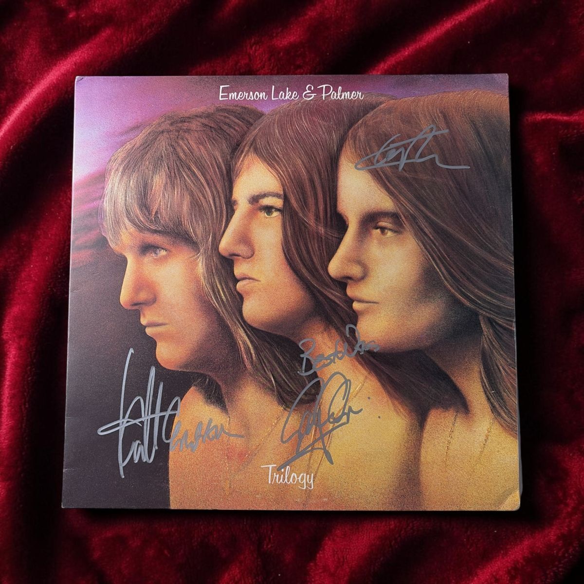 サインエマーソン・レイク&パーマー Emerson, Lake & Palmer エマーソン・レイク・アンド・パーマー Emerson, Lake & Palmer 直筆