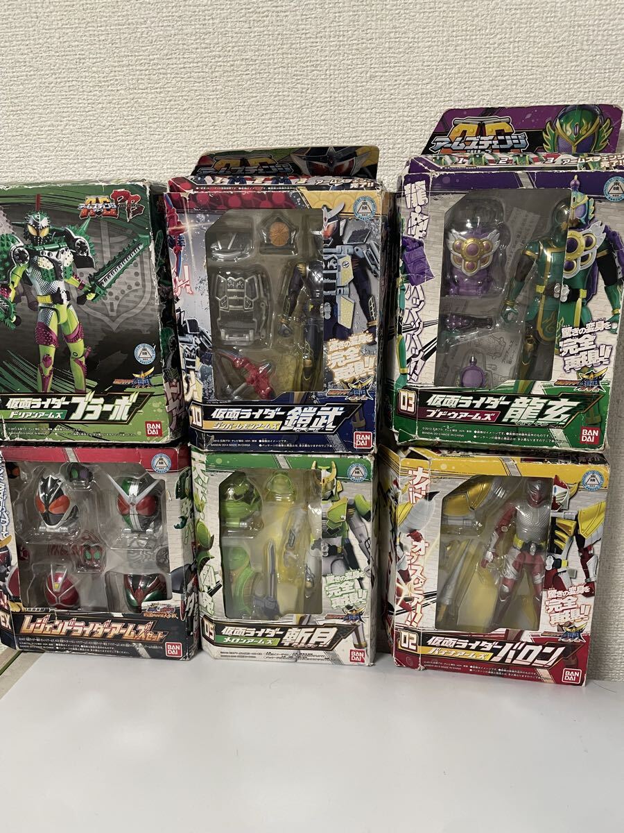 S.H.Figuarts 仮面ライダー鎧武　龍玄セット 中古】リペイント!ソフビ10人セット レジェンドライダーシリーズ 新1号