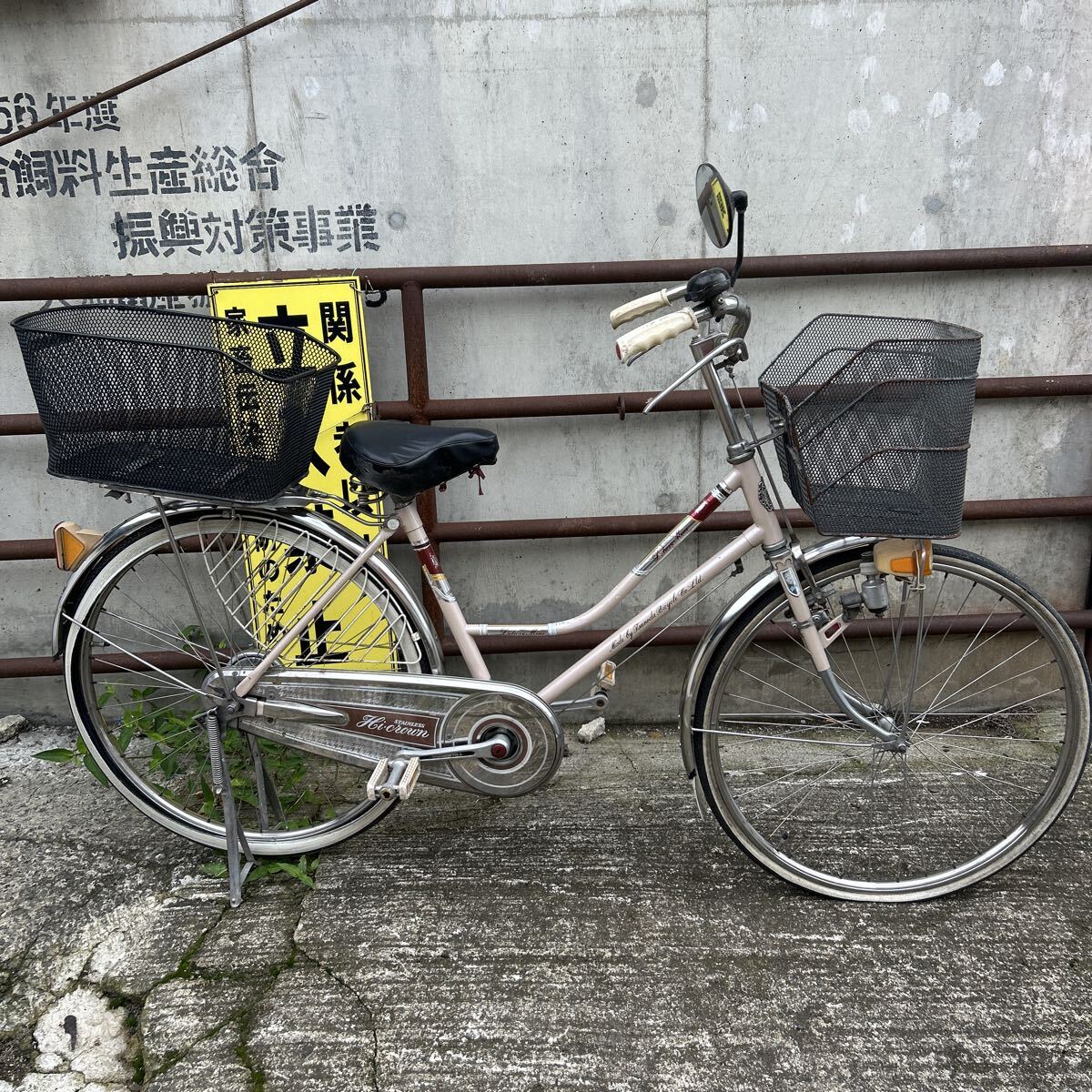 ジャンク品】稀少 昭和レトロ 婦人車 軽快車 TSUNODA 自転車