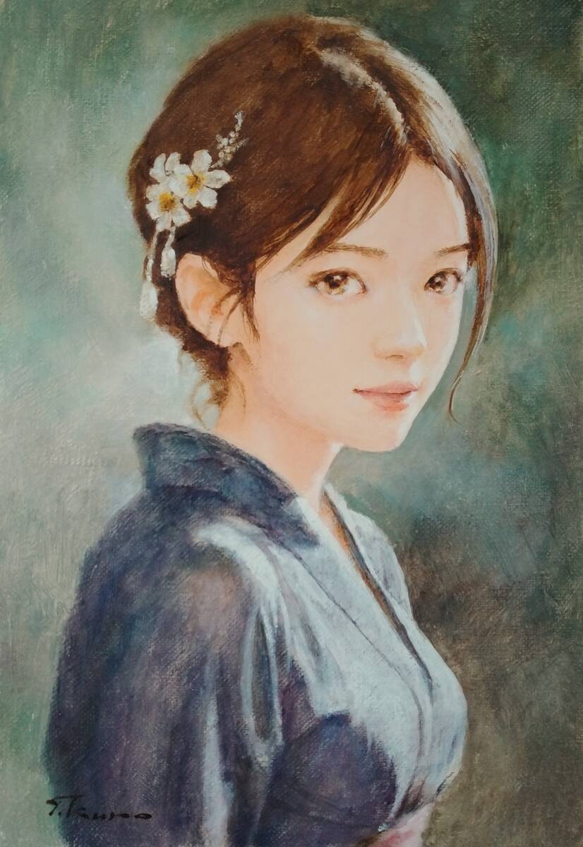 新品】黒川達也 真作「夢百合」油彩SM 師・宮永岳彦の落札情報詳細