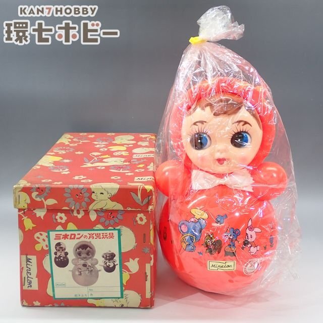 ☆昭和レトロ☆古いセルロイド人形・起き上がりこぼし 小法師☆高さ