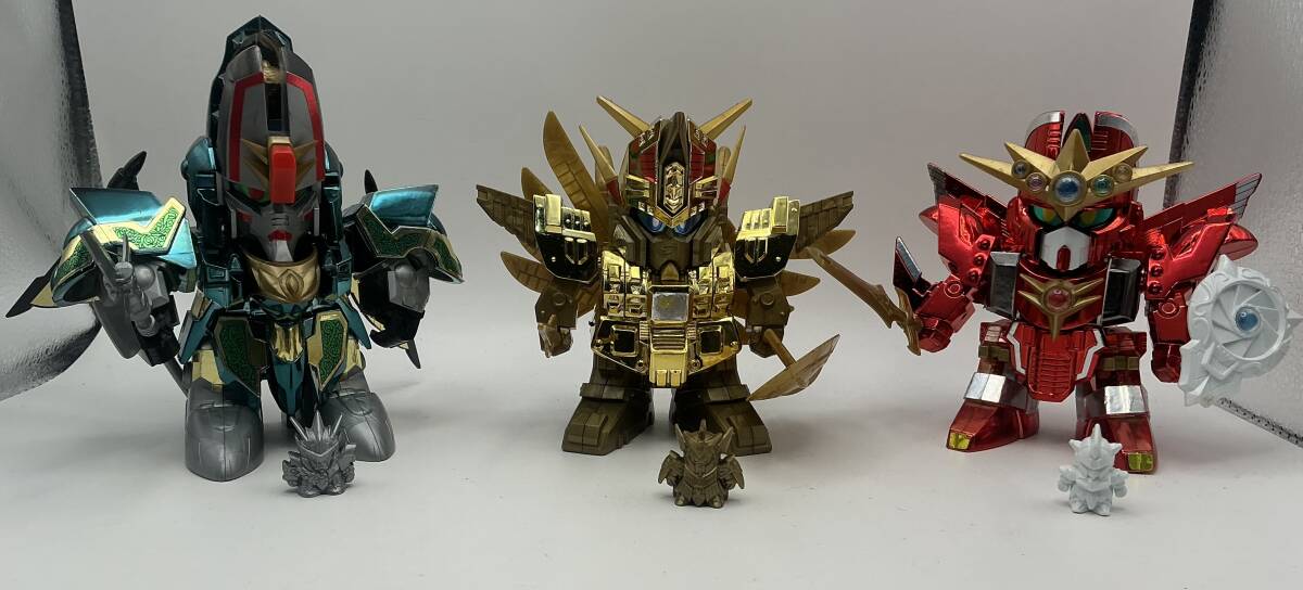 m L946b 組済み 元祖SDガンダム 聖機兵ガンレックス 灼熱騎士F91