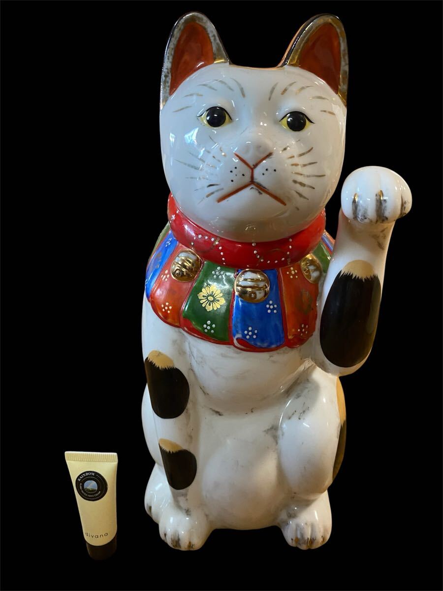 □旧家 蔵出 古瀬戸 古い 招き猫 置物 縁起物 時代□さ3 の落札情報