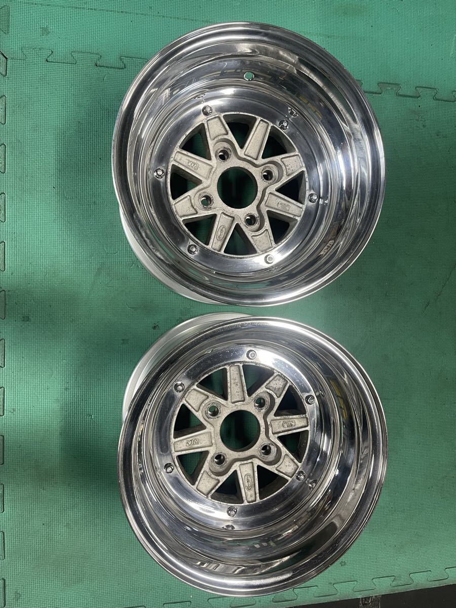 深リム！旧車！SSRゴールドメッシュ15インチAタイプ8.5J 114-3 4穴