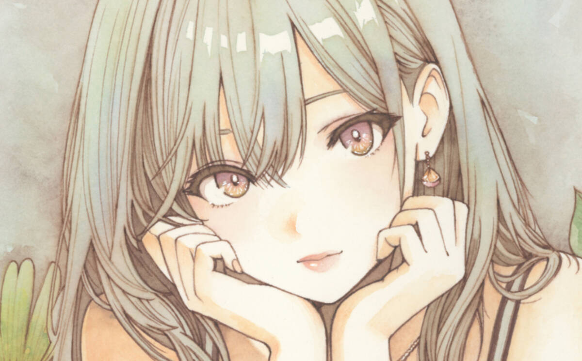 新品】手描きイラスト☆オリジナルキャラ【陸上部の女の子】☆A4サイズ