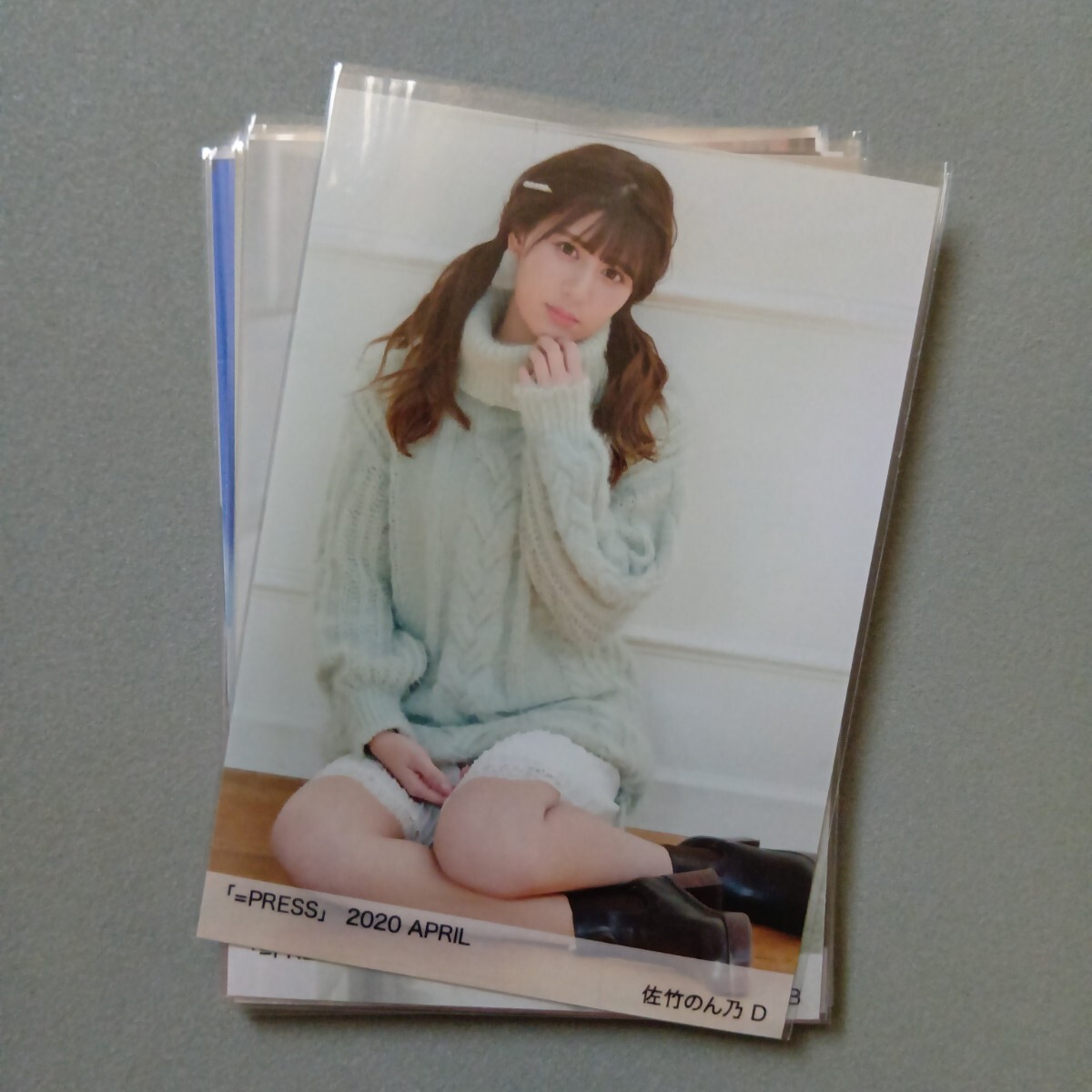 佐竹のん乃 お渡し会 24girls うなじ イコラブ =LOVE 生写真 浴衣の
