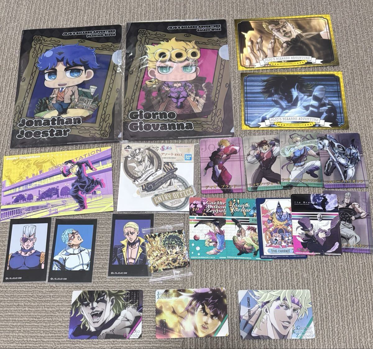 未使用】【新品】ジョジョ展 2012 A4クリアファイル & ポストカード