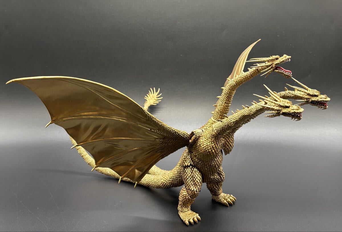 ☆BANDAI 2001 ソフビ☆キングギドラ 2002 全長38cm☆の落札情報詳細