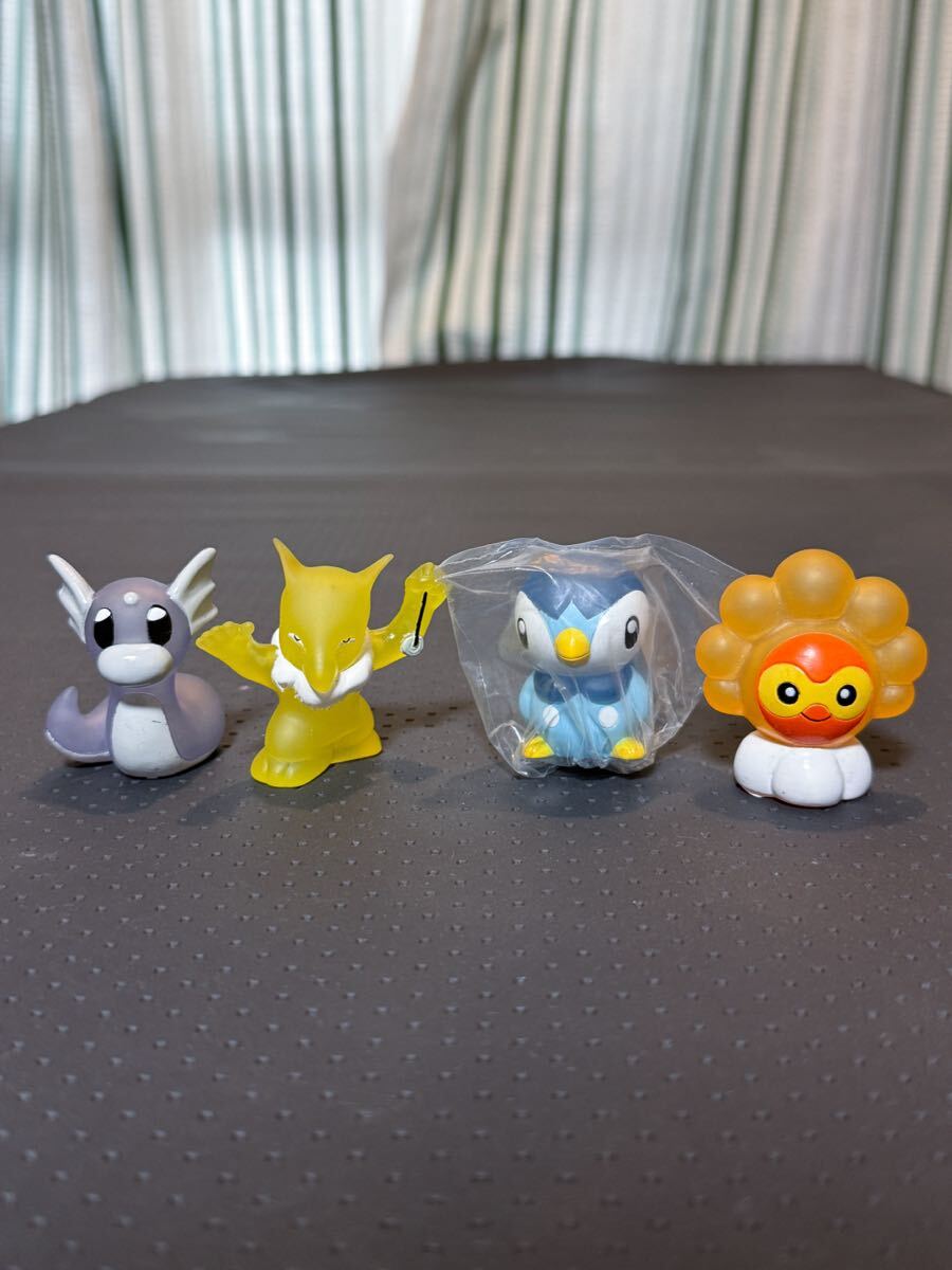 ポケモンキッズ　だいすきクラブ　2007年　色違いナエトル　ポッチャマ　ヒコザル ポケモンキッズ ナエトル ヒコザル ポッチャマ 指人形 計5点 色違い