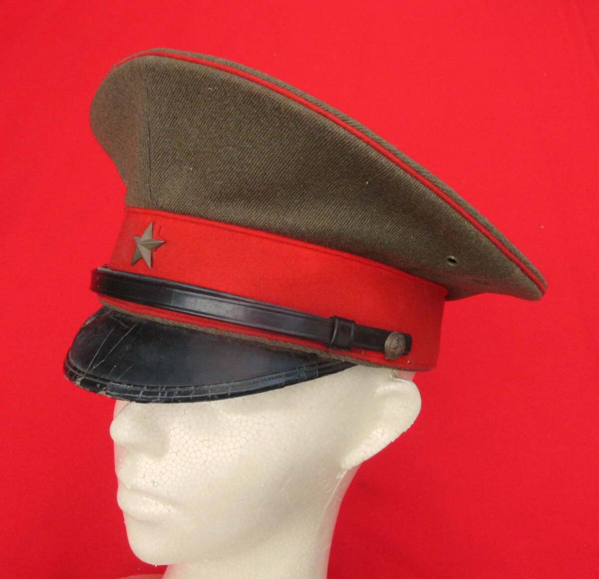 中古】日本軍 青年将校 昭五式将校軍帽 チェッコ式 実物の落札情報詳細