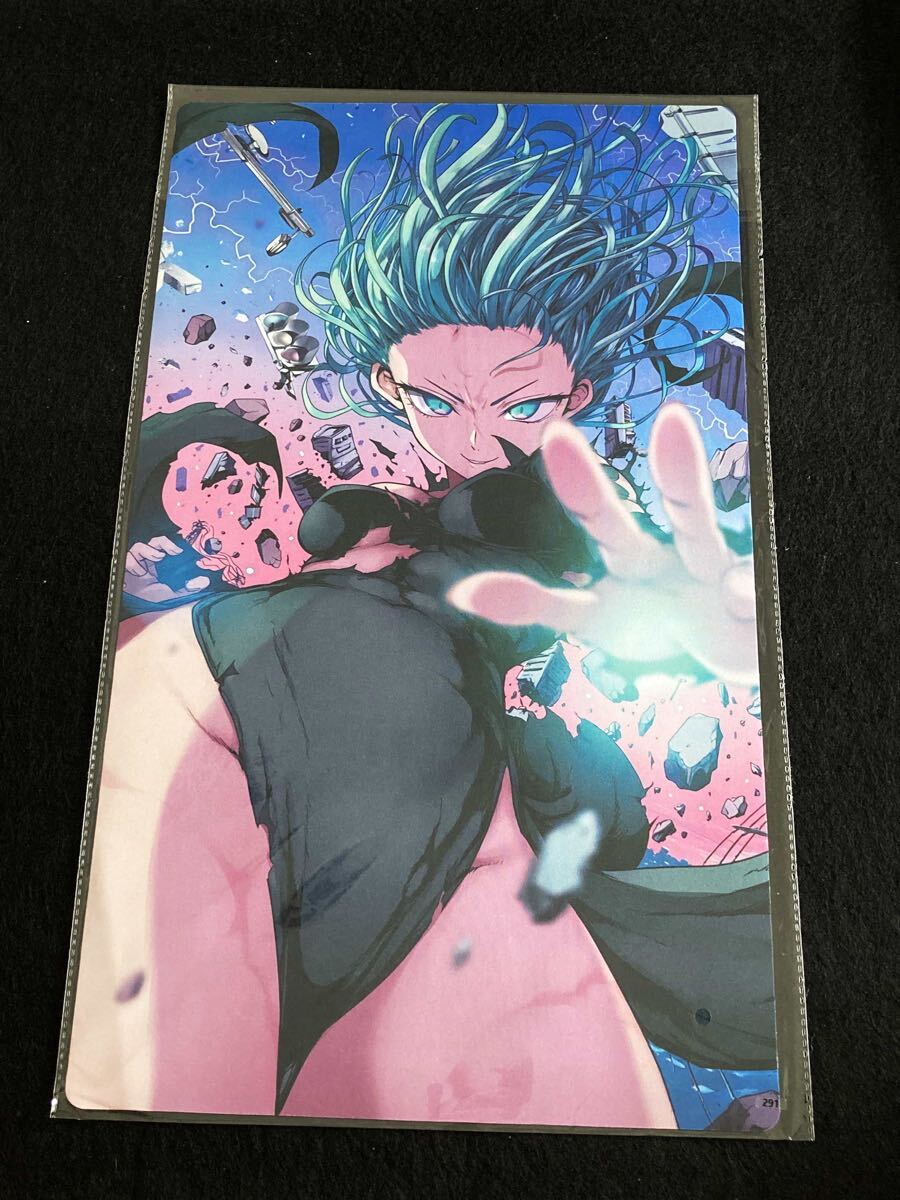 ハチャカ　戦慄のタツマキ　箔押し　3枚セット 送料込】☆非売品○ワンパンマン ハチャカ[戦慄のタツマキ]☆箔押し