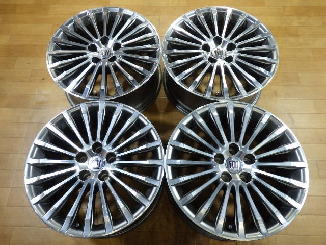 新品】【新品 4本セット】18インチ 9.5J+25 114.3 5穴 ☆ メッキ